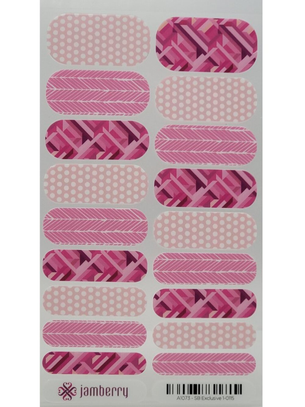 Jamberry Nail Wraps, Style Box Exclusive, Full Sheet